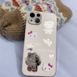 Hello Kitty Silver and Pink Phone Case